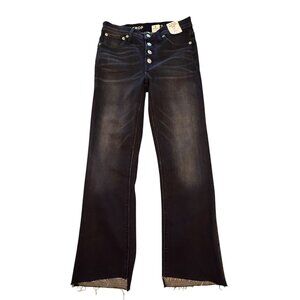 J.Crew Womens 9" Billie Demi Boot Crop Jeans Sz 27 Frayed Hem Perfecting Pockets